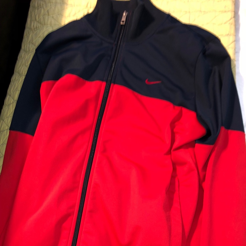 Nike warm-up Jacket Red and Blue